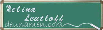 Melina Leutloff Visitenkarte